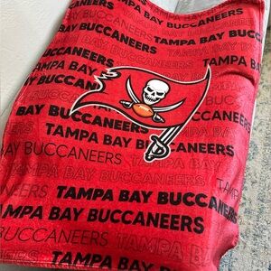 Tampa Bay Buccaneers Red Throw Blanket